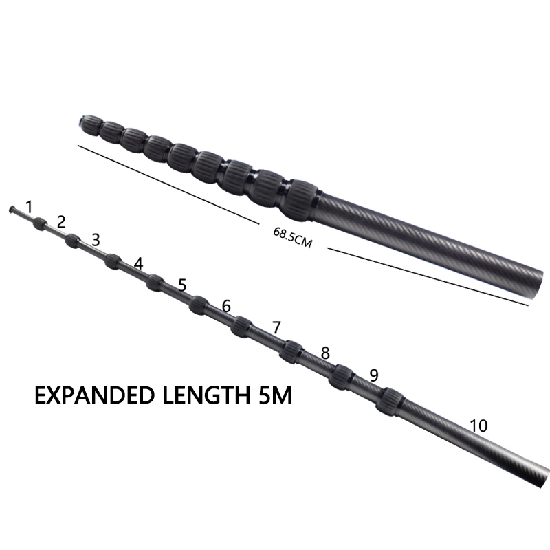 Outrigger Poles Carbon Fiber Telescopic