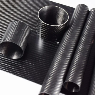 맞춤형 탄소 섬유 튜브 도매, 광택 무광택 탄소 섬유 튜브 3K